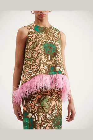 La DoubleJ La Scala Top (with Feathers) - Mujer Camisas Y Tops L