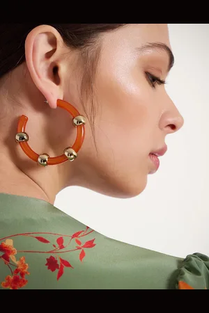 La DoubleJ Studded Hoops - Mujer Bisutería One Size