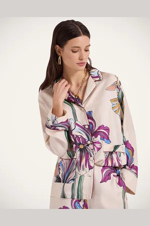 La DoubleJ Pajama Shirt - Mujer Camisas Y Tops M