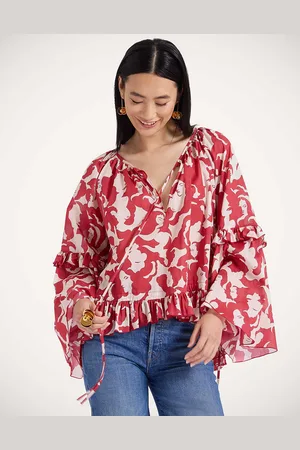 La DoubleJ Boho Blouse - Mujer Camisas Y Tops L