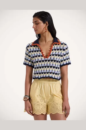 La DoubleJ Perry Knit Polo - Mujer Prendas De Punto L