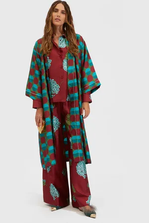 La DoubleJ Silk Robe - Mujer Ropa De Casa Mujer Xs