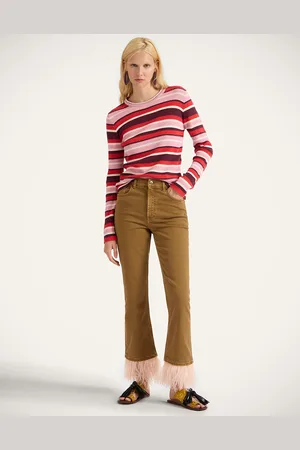 La DoubleJ Fancy Crop Jeans - Mujer Pantalones Y Shorts 25