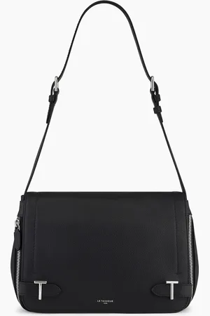 Le Tanneur Bolso bandolera mediano Simone de piel texturizada.