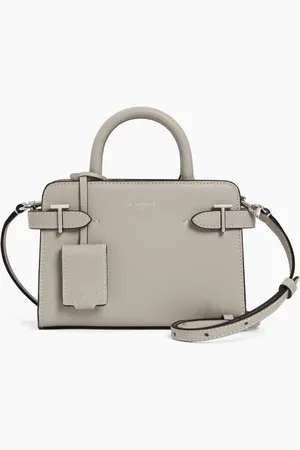 Le Tanneur Minibolso con solapa Emilie de piel texturizada