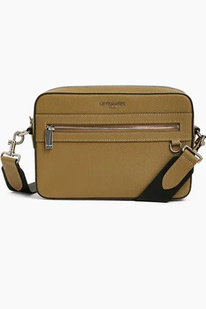 Le Tanneur Bolso bandolera pequeño Émile de piel signature T