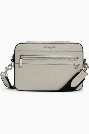 Le Tanneur Bolso bandolera pequeño Émile de piel signature T
