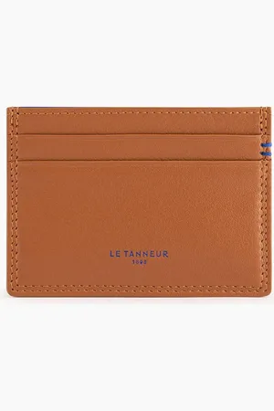 Le Tanneur Porta tarjetas Martin en cuero liso
