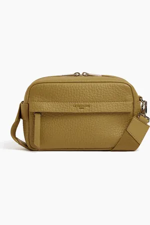 Le Tanneur Bolso bandolera pequeño Noah de cuero de búfalo y cuero liso