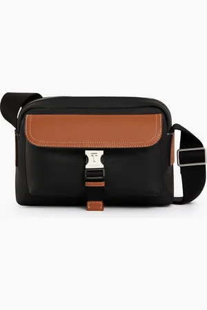 Le Tanneur Bolso bandolera Maurice pequeño de tela revestida