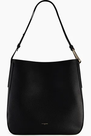 Le Tanneur Gran bolso hobo Madeleine en cuero de ternero graneado