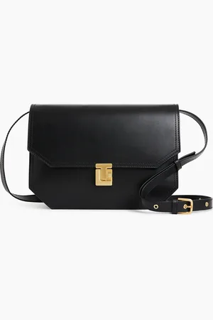 Le Tanneur Bolso bandolera mediano Rose de cuero liso