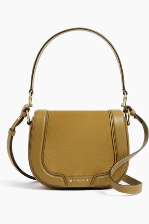 Le Tanneur Bolso bandolera mediano modelo de piel texturizada y nobuk