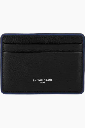 Le Tanneur Tarjetero Augustin de piel texturizada