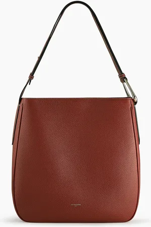 Le Tanneur Gran bolso hobo Madeleine en cuero de ternero graneado