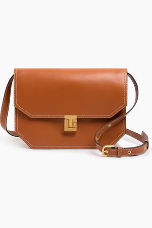 Le Tanneur Bolso bandolera mediano Rose de cuero liso