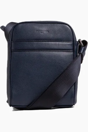 Le Tanneur Bolsa pequeña Charles de piel texturizada