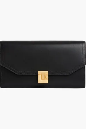 Le Tanneur Cartera grande Rose de cuero liso