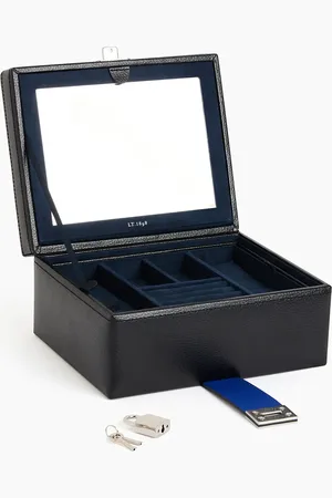 Le Tanneur Caja de joyas mediana en cuero