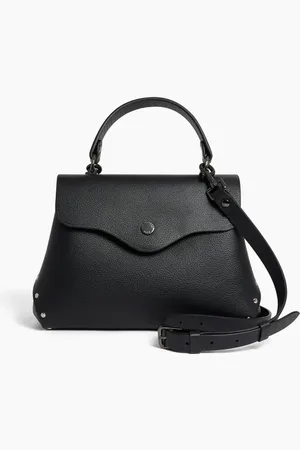 Le Tanneur Bolso de mano pequeño Sans Couture de cuero de cabra granulado