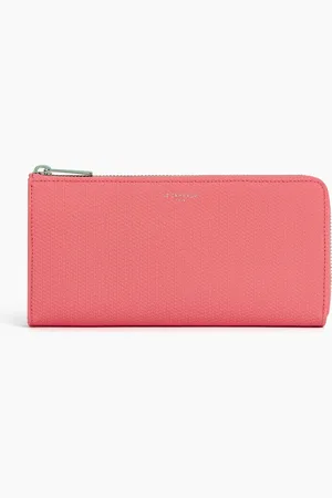 Le Tanneur Cartera con cremallera Emilie de piel signature T