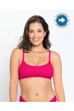LEONISA Top nido de abeja hecho con nylon reciclado