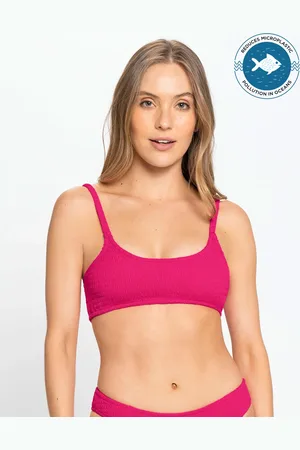 LEONISA Top nido de abeja hecho con nylon reciclado
