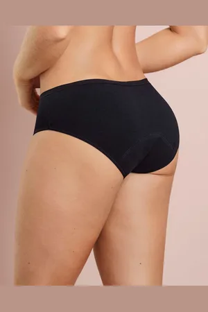 LEONISA Braga hípster ideal para el periodo e incontinencia leve 24 horas