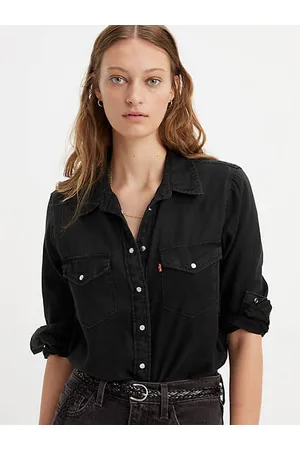 Vaquera negra de Camisas vaqueras para Mujer FASHIOLA.es