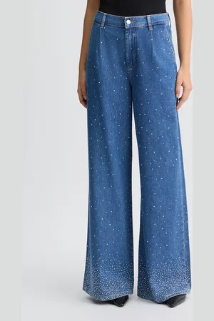 Liu Jo Liu Jo Vaqueros Acampanados Con Strass