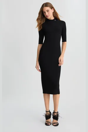 Liu Jo Liu Jo Vestido De Punto Con Abertura
