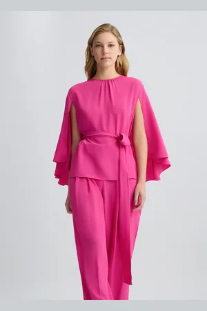 Liu Jo Liu Jo Blusa De Crepé De China Con Cinturón