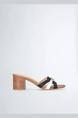 Liu Jo Liu Jo Sandalias De Piel Con Tacón Ancho