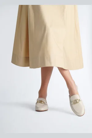 Liu Jo Liu Jo Pantuflas De Piel Con Logotipo