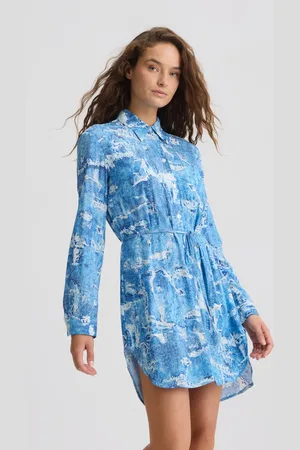 Liu Jo Liu Jo Vestido Camisero Efecto Denim