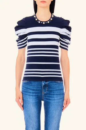 Liu Jo Liu Jo Jersey A Rayas Con Perlas