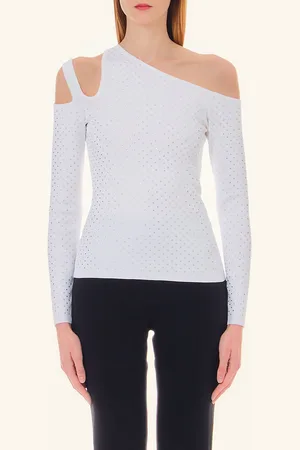 Liu Jo Liu Jo Jersey Con Strass Y Abertura