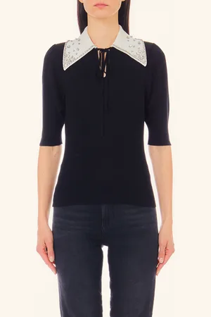 Liu Jo Liu Jo Jersey Con Cuello Y Strass