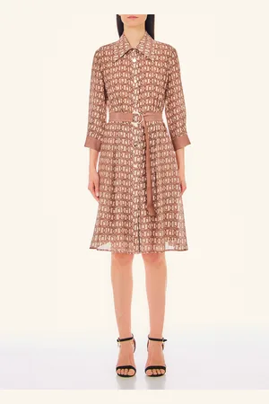 Liu Jo Liu Jo Vestido Camisero En Mezcla De Seda