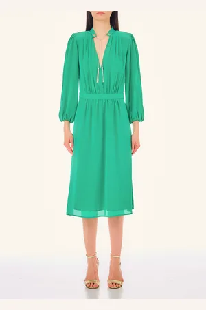 Liu Jo Liu Jo Vestido Verde De Seda