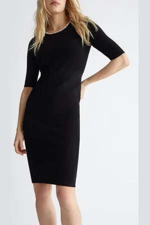 Liu Jo Liu Jo Vestido De Punto Con Perlas