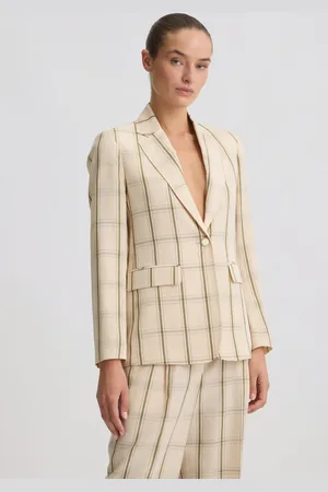 Liu Jo Liu Jo Blazer De Lino A Cuadros