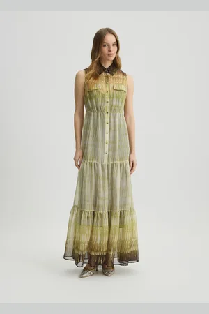Liu Jo Liu Jo Vestido Camisero De Gasa Estampada