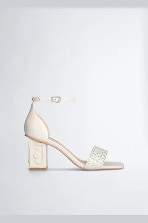 Liu Jo Liu Jo Sandalias Blancas Con Tira Decorativa