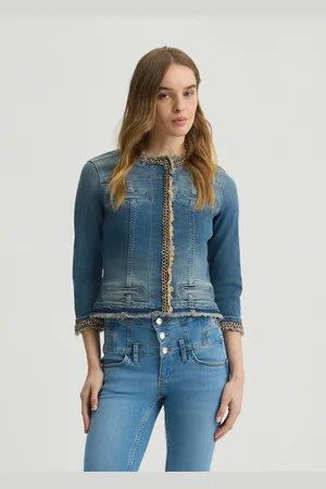 Liu Jo Liu Jo Chaqueta De Denim Con Cadenas