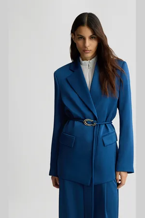 Liu Jo Liu Jo Blazer Azul Con Cinturón