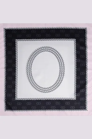 Liu Jo Liu Jo Fular Negro Letra O