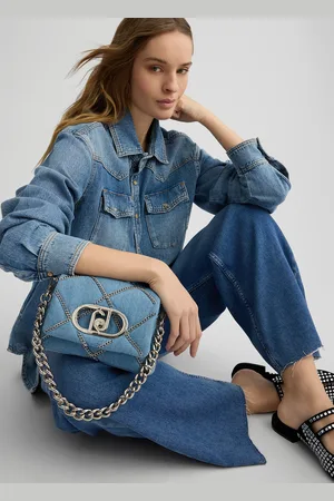 Liu Jo Liu Jo Bolso Pequeño Lapuffy En Denim Con Cadenas