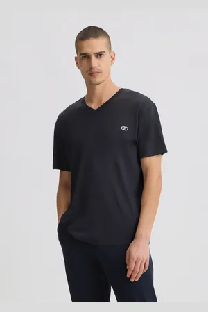 Liu Jo Liu Jo Camiseta Azul Con Cuello De Pico