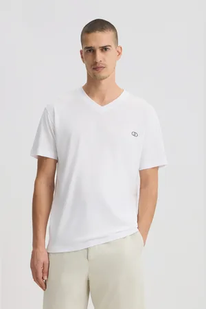 Liu Jo Liu Jo Camiseta Blanca Con Cuello De Pico